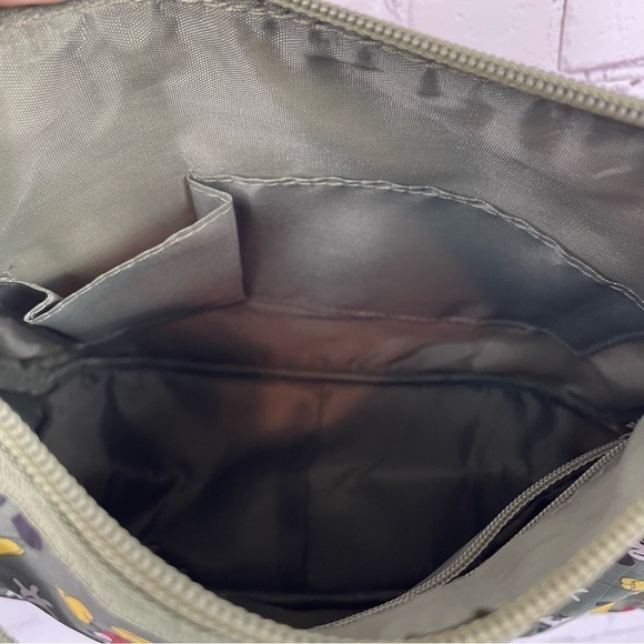 Mickey Mouse Purse From Disney Olive Green With Mickeys All Over shoulder Bag - Picture 4 of 8